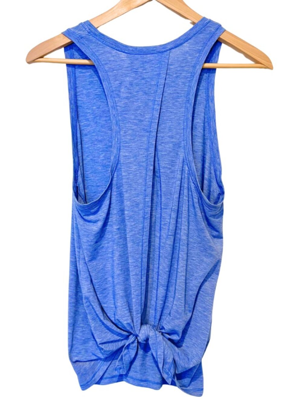 GapFit Open Back Tie Hem Cornflower Blue Sleeveless Workout Tank Top – S